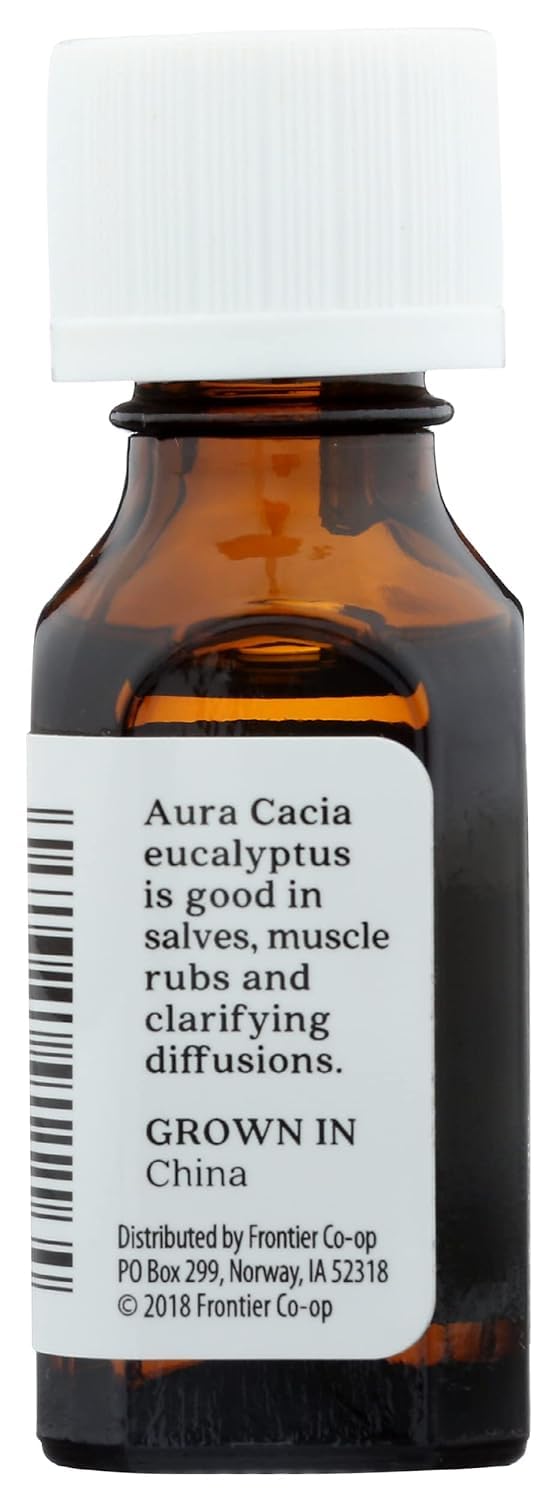 Aura Cacia Personal Care Eucalyptus Globulus Essential Oil 0.5 Oz. Bottle