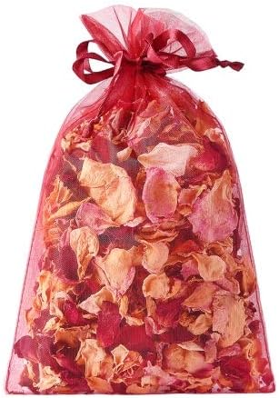 Natural Dried Rose Sachets for Drawers and Closets (6x9 inch)