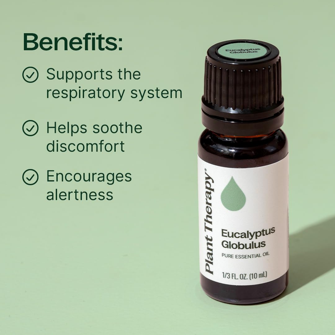 Plant Therapy Eucalyptus Globulus Essential Oil 10 mL (1/3 oz)