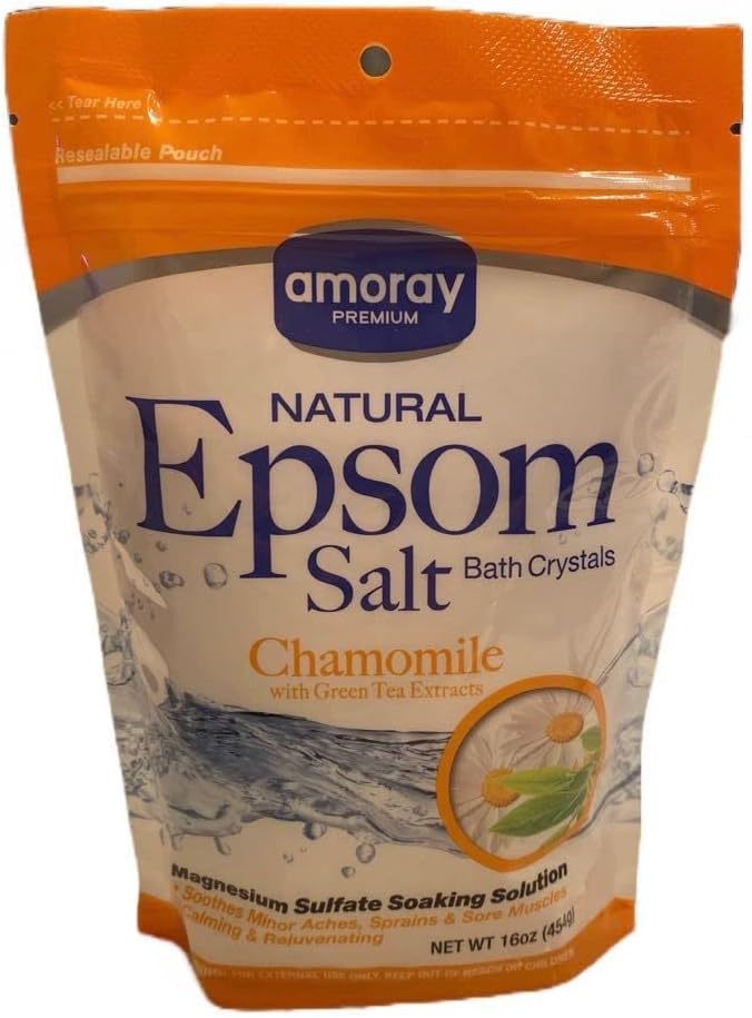 Natural Epsom Salt Bath Crystals