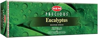 Hem Eucalyptus for Cleansing & Relaxing Incense Sticks - Pack of 6 (20 Sticks Each)