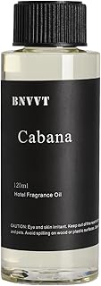 Hotel Diffuser Oil Cabana - The Iconic 5-Star Hotel Coastal Blend - Lemon Bergamot Sea Breeze - 120 mL Premium Fragrance Oil for Ultrasonic and Waterless Diffusers and Crafting