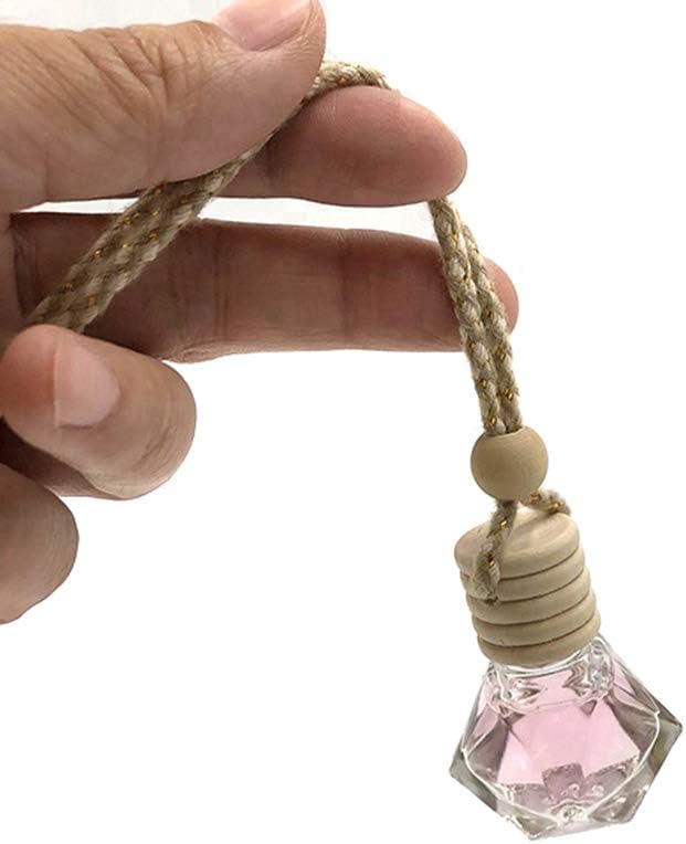 10 Pcs Car Air Freshener Perfume Bottle Aromatherapy Fragrance Essential Oil Diffuser Hanging Perfume Pendant Auto Ornaments Decor Accessories