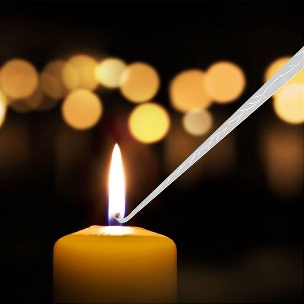 1Pc Black Candle Wick Dipper Snuffer Trimmer Candle Accessories, for Home Wedding Polished Stainless Steel Wick Cutter Accessories