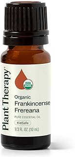 Plant Therapy Organic Frankincense Frereana Essential Oil 100% Pure, USDA Certified Organic, Undiluted, Natural Aromatherapy, Therapeutic Grade 10 mL (1/3 oz)