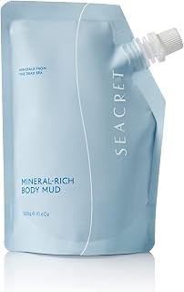 SEACRET Minerals Dead Sea Mud, Mineral Rich Body Mud Treatment Removes Excess Oil and Dead Skin Cells, 10.6 Oz / 313 g