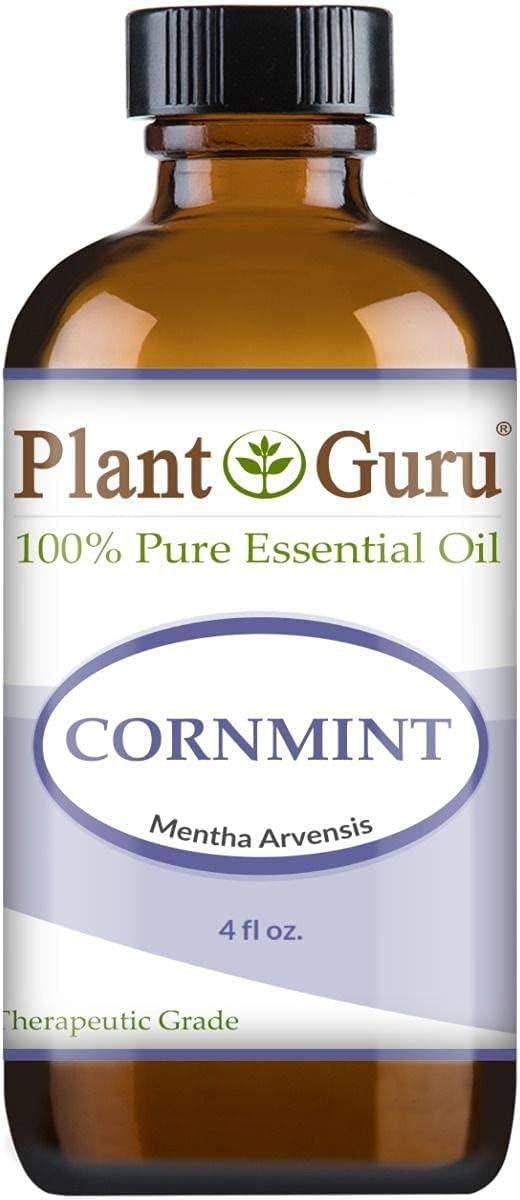 Cornmint Essential Oil 4 oz (Japanese Peppermint) 100% Pure Undiluted Therapeutic Grade.