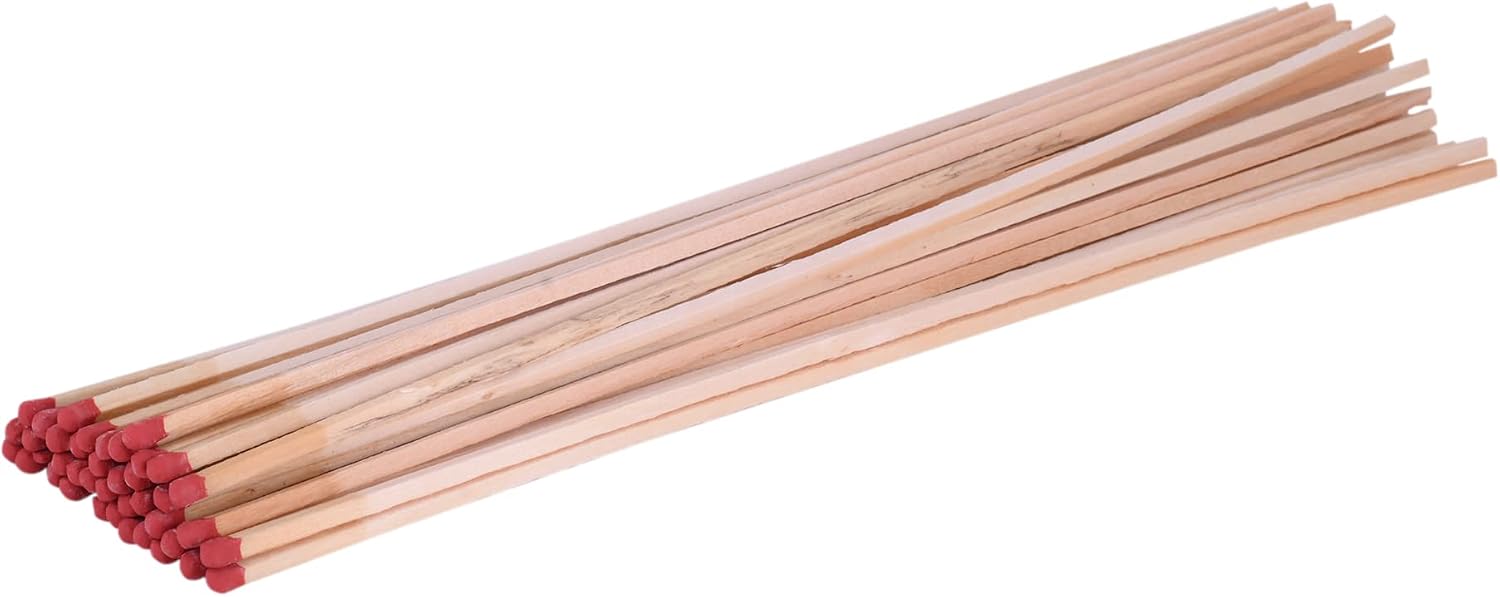 Spark Long Wooden Matches for Barbeque Grilling, Fireplace, Camping, Candles | 11" Long Wholesale,40 in Each Box(3)