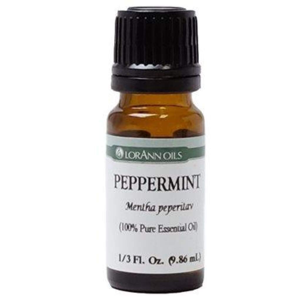 LorAnn Peppermint Oil (100% Pure Food Grade), 1/3 ounce Dropper Bottle