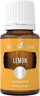 Young Living Lemon Essential Oil 15ml – 100% Pure Citrus Essential Oil for Diffuser, Aromatherapy, Natural Lemon Oil for Daily Use
