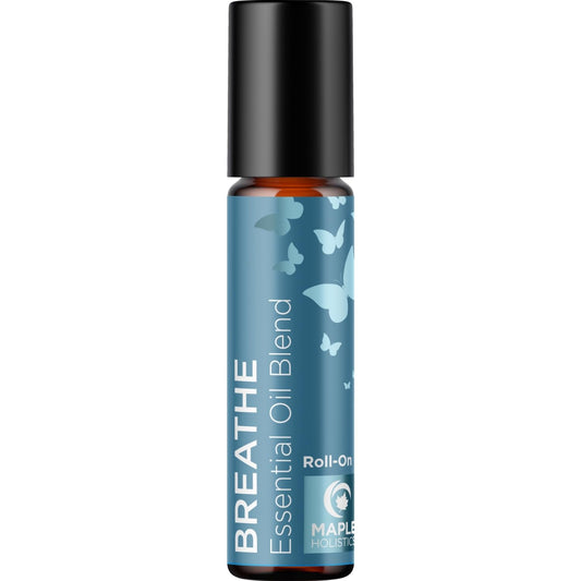 Breathe Essential Oil Roll On - Aromatherapy Essential Oil Roller with Invigorating Essential Oils - Refreshing Essential Oil