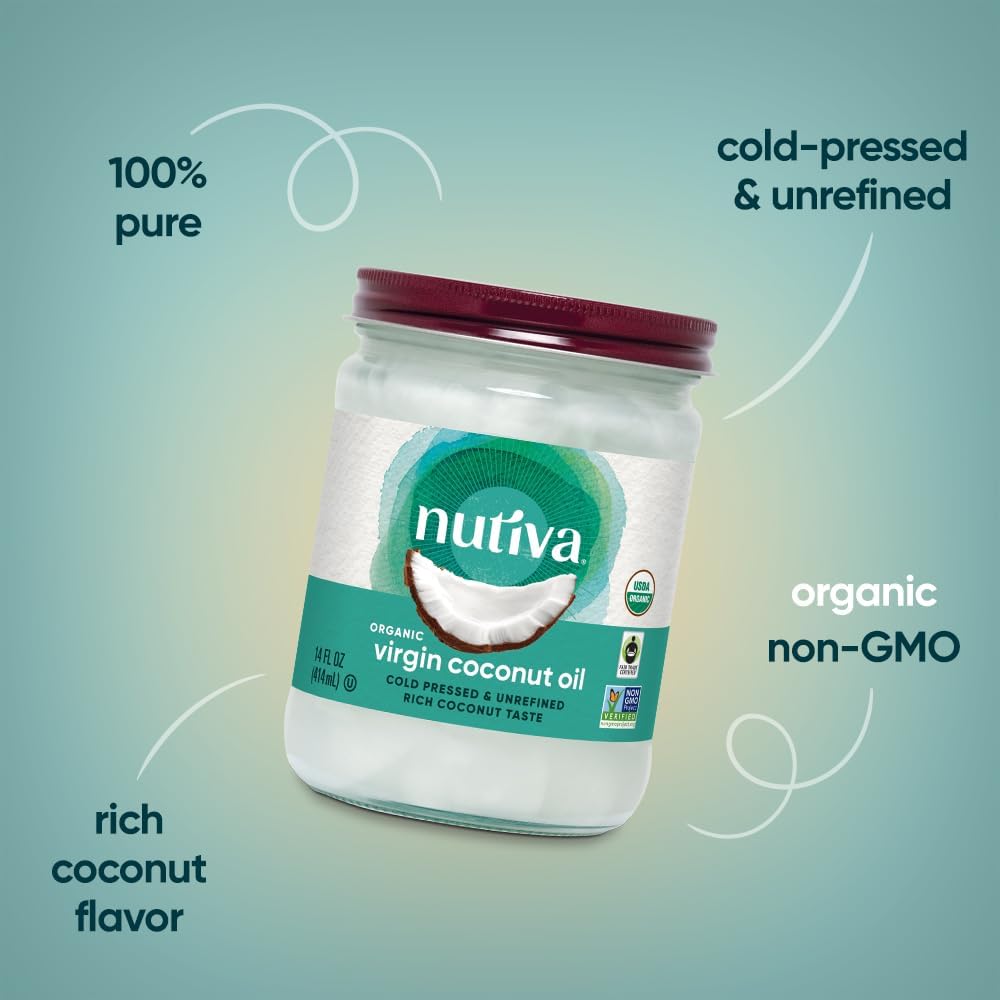 Nutiva Coconut Oil, 14 Ounce