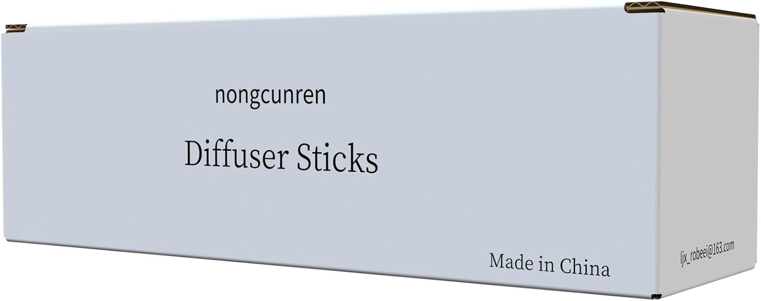 7Inch 100 Pcs Brown Wavy Rattan Reed Diffuser Sticks Fragrance Diffuser Replacement Refill Sticks