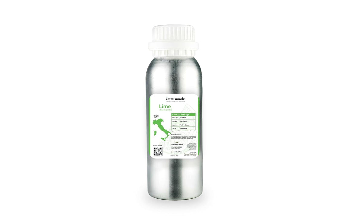 Lime Essential Oil - Direct from Citrusmade in Sicily- Pure Essential Oils for Diffusers and Aromatherapy in The