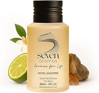 SevenAromas Hotel Scent Diffuser Oil, Luxury Hotel-Inspired Essential Oil for Aromatherapy & HVAC Diffusers – Premium Dropper Bottle - 45 ml 1.52 FL oz (Hotel Diamond)
