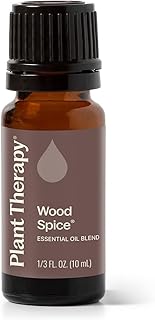 Plant Therapy Wood Spice Essential Oil Blend 10 mL (1/3 oz) 100% Pure, Undiluted Essential Oils, Great for DIYs and Diffusing