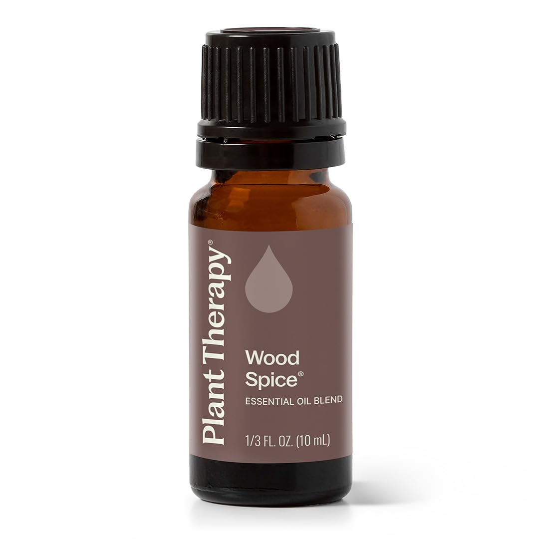Plant Therapy Wood Spice Essential Oil Blend 10 mL (1/3 oz) 100% Pure