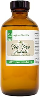 Tea Tree (Australia) Essential Oil - 8 fl oz (100% Pure & Uncut) Amber Glass Bottle w/Cap - GreenHealth