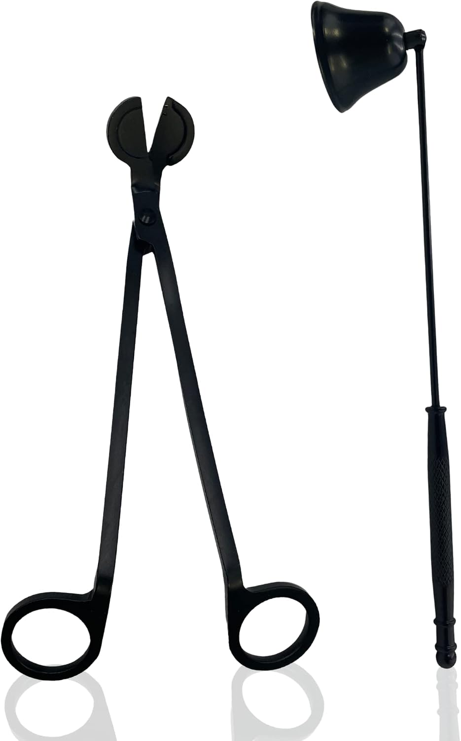 Needzo 2-in-1 Boxed Accessory Kit for Candles, Includes Candle Snuffer and Wick Trimmer, Gifts for Aromatherapy Lovers, Set of 2