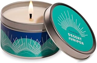 GoodLight Paraffin-Free Scented Candle in Stylish Tin (Desert Juniper, 6 oz)