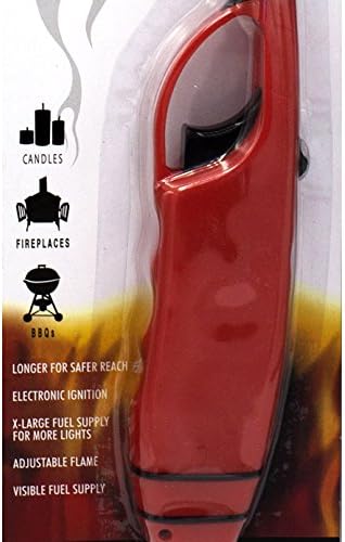 Flexible Neck Multi Purpose Long Neck Lighters, Ideal for Candle Lantern BBQ Grilling Fireplace Campfires Hiking, Utility Lighters, Bulk Pack of 12