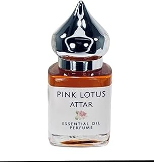 The Parfumerie Pink Lotus Attar ~8 ml~ Absolute ALL NATURAL CLEAN Essential Oil Perfum~Vegan~Alcohol Free~ Phthalate free~ Gluten Free~ Paraffin Free