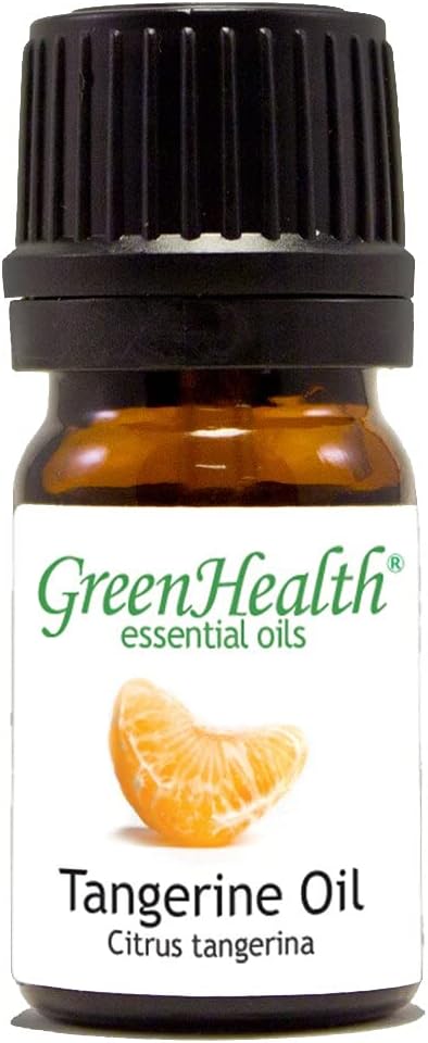 Tangerine – 1/6 fl oz (5 ml) Glass Bottle – 100% Pure Essential Oil – GreenHealth