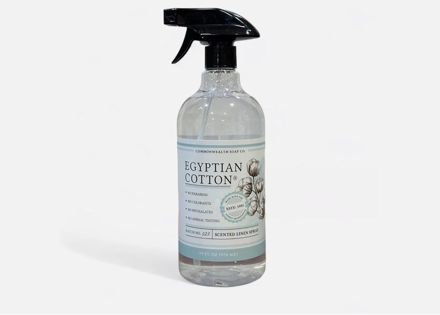 EGYPTIAN COTTON Fabric, Linen & Room Spray 33.8oz