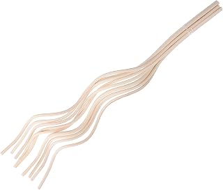 SOLUSTRE 50pcs Natural Rattan Reed Diffuser Sticks Aroma Diffuser Stick Refills Balanced Fragrance Output for Home Office Bedroom Aromatherapy