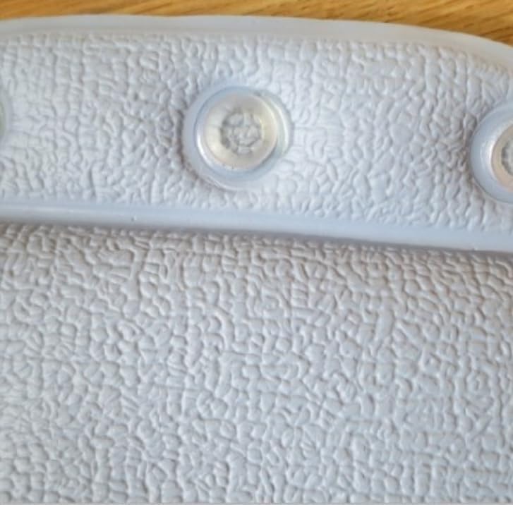 ZPSHYD Bathtub Pillow, Soft Foam Padded Spa Bath Pillow Tub Headrest Head Neck Back Cushion Bathroom for Bubble Soaking Bath (White)