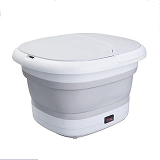 Collapsible Foot Spa with Heat, Bubble, Red Light, and Temperature Control, Foot Bath Massager, Pedicure Foot Spa for Relaxation and Stress Relief