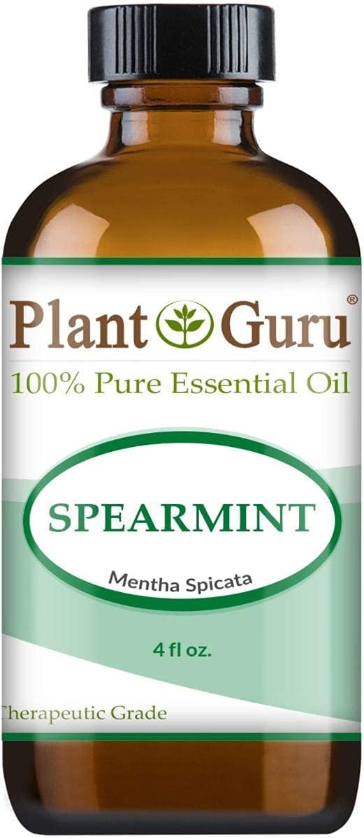 Spearmint Essential Oil 4 oz. 100% Pure Undiluted Therapeutic Grade for Aromatherapy Diffuser