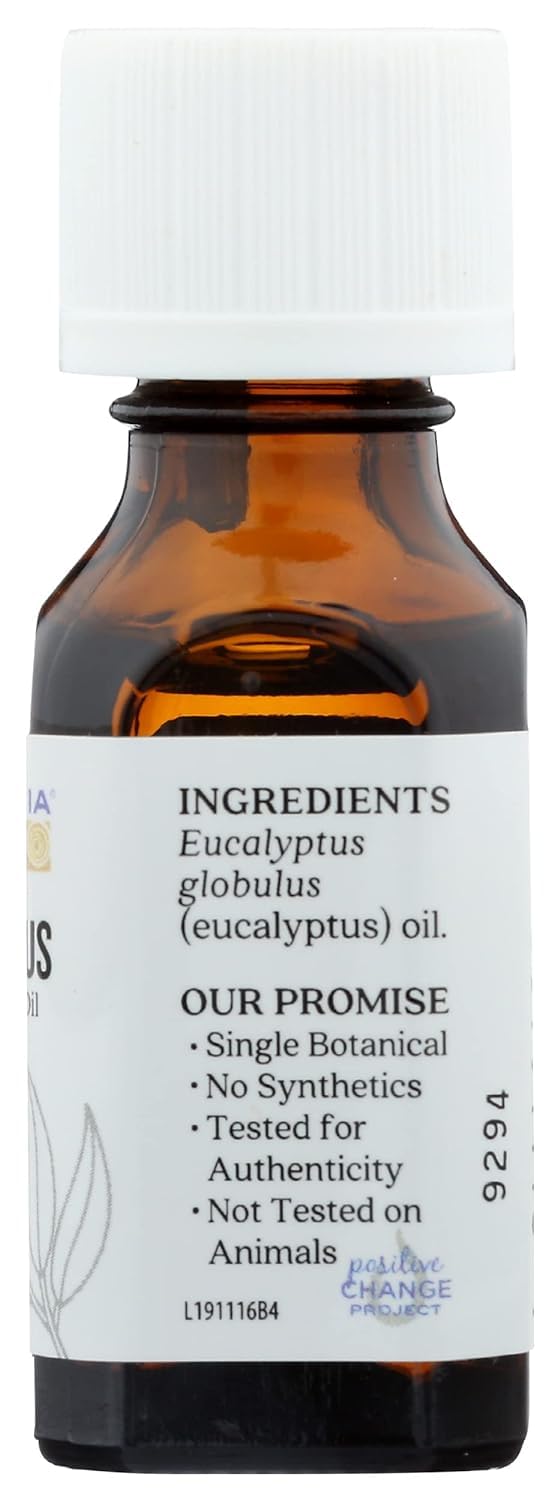 Aura Cacia Personal Care Eucalyptus Globulus Essential Oil 0.5 Oz. Bottle
