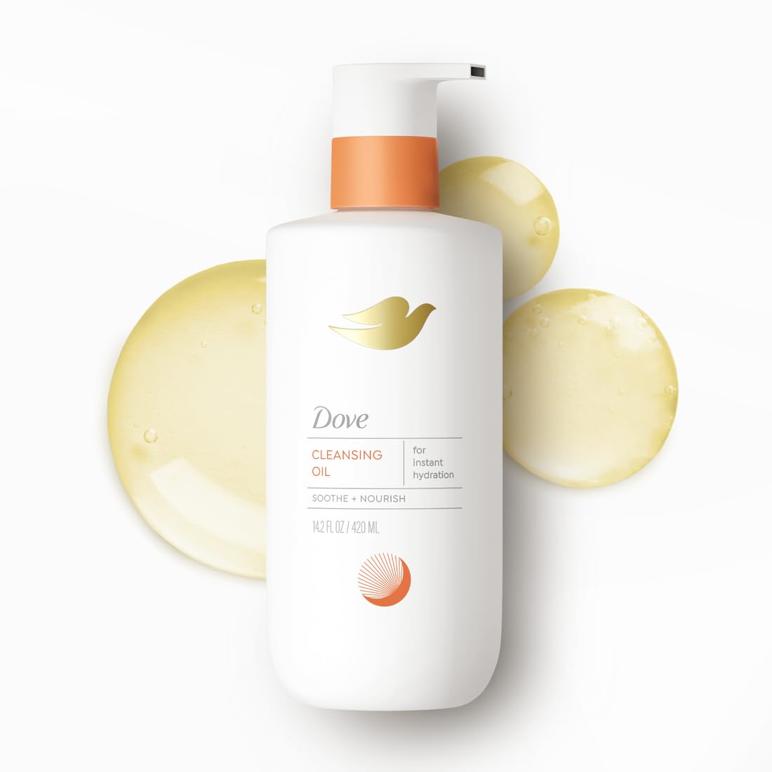Dove Shower Body Oil Wash for Women, 14.2 oz | Ultra moisturizing oil-to-lather body wash that helps soothe dry, itchy skin and support the skin barrier
