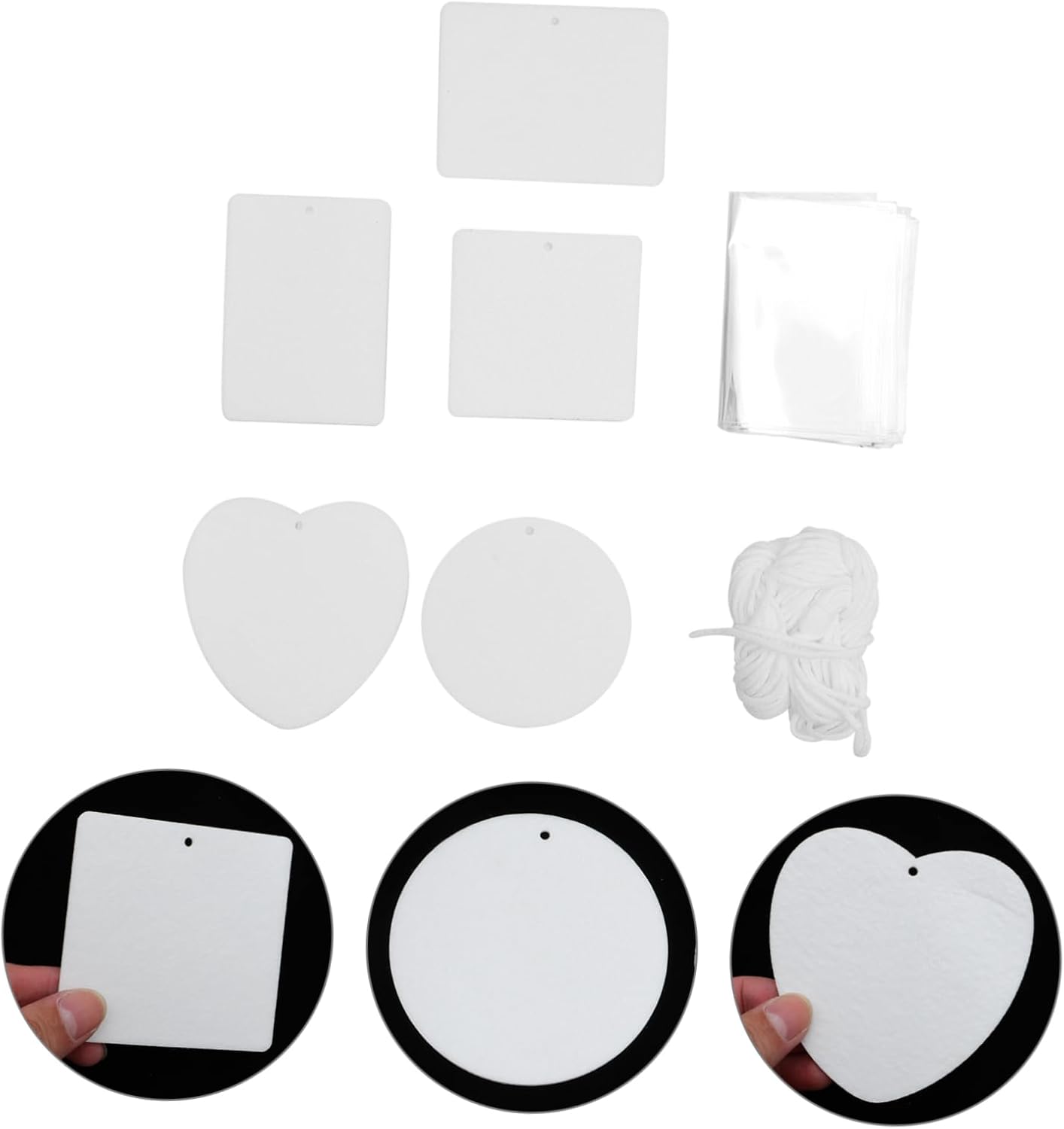Alipis Aromatherapy Refill Pad Car Diffuser Replacement Pad Essential Oil Kit for Diy Aromatherapy
