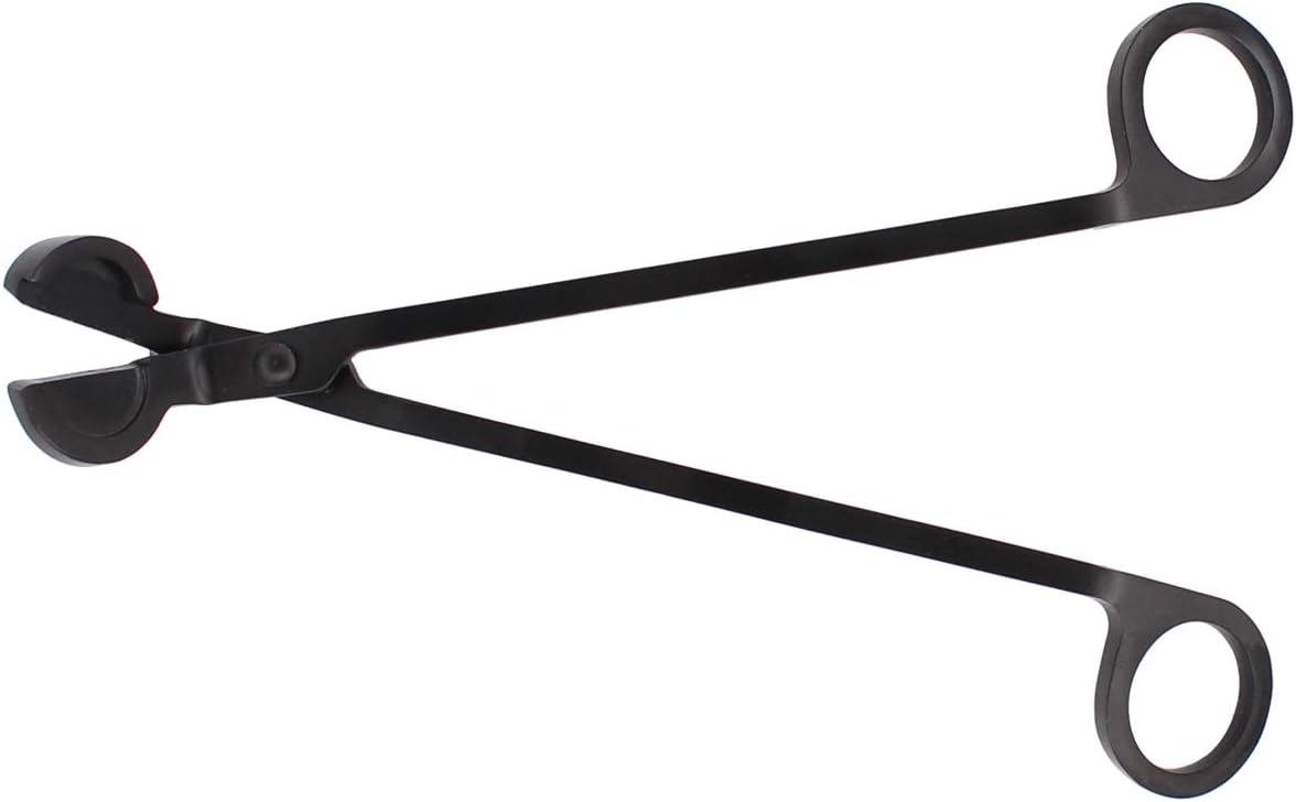 ApplianPar Candle Snuffer Wick Trimmer Cut Stainless Steel Black Clipper Scissor Candle Tool Pack of 3