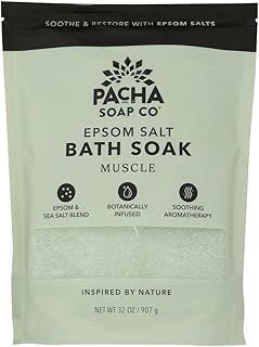 Pacha Soap Muscle Salt Soak, 32 OZ