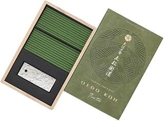 OEDO-KOH - Pine Tree 60 Sticks w/Incense Holder by NIPPON KODO, Japanese Quality Incense
