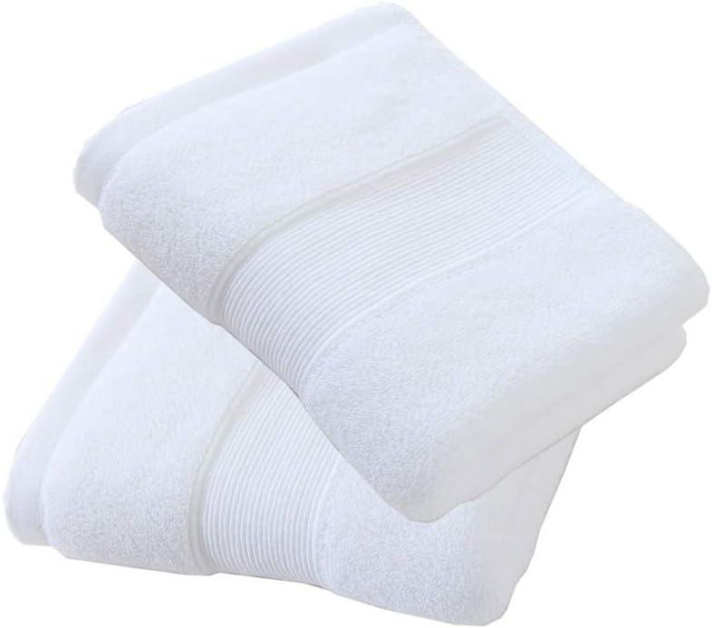 JININQ 700GSM 2Piece Hand Towels -100% Cotton for Bathroom,Kitchen,Beauty,Spa,Gym,Household face Towel,Highly Absorbent Towels(13.7 x 29.5 Inches) (White)