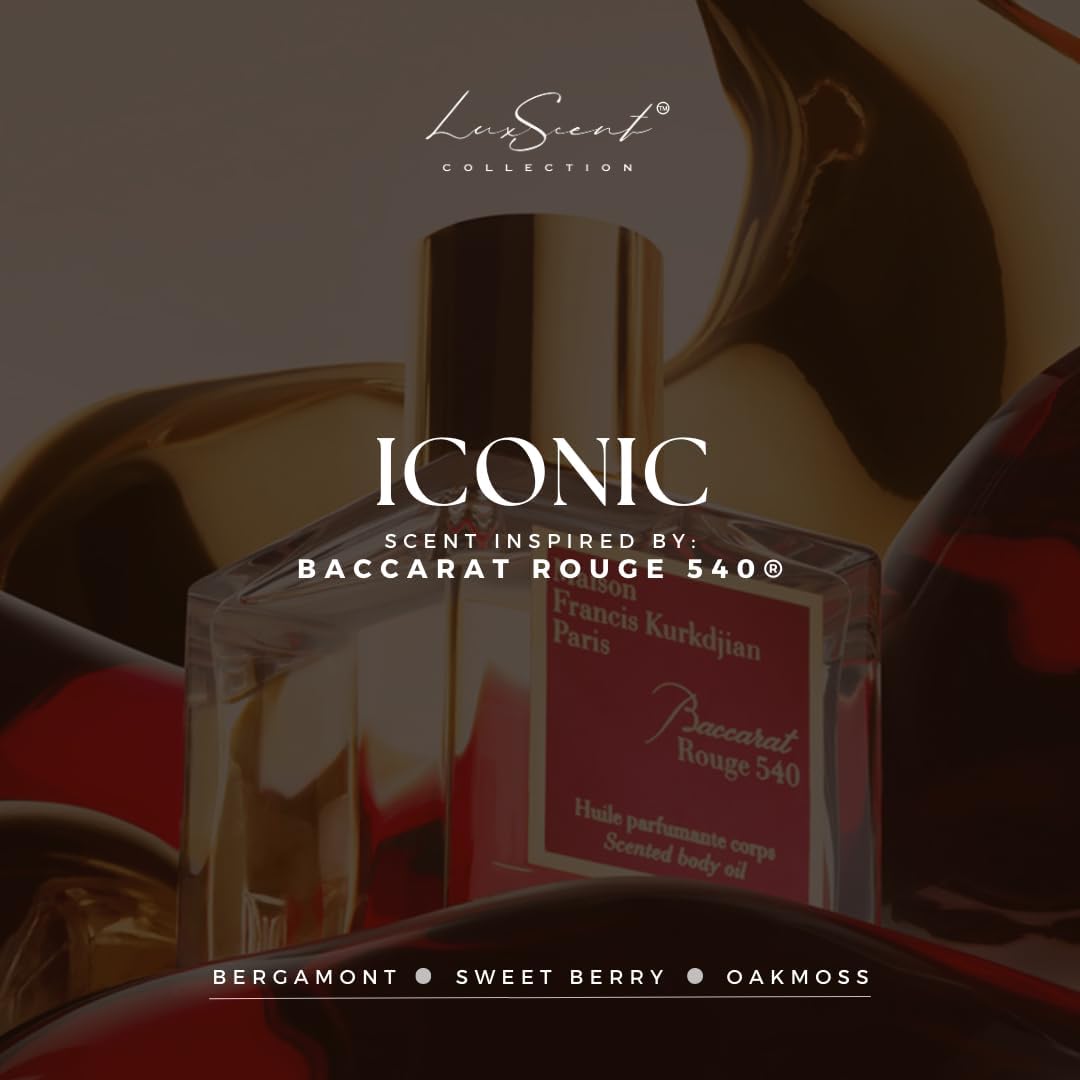 Iconic Aroma Diffuser Oil 500 ml - Scent Includes Bergamot, Sweet Berry & Oakmoss - Luxury Hotel Diffuser Oil - Oils for Aromatherapy - Fits in Any Diffuser