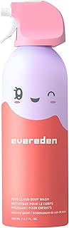 Evereden Kids Foam Body Wash | Dermatologist-Tested & Gentle | Fun Bathtime, Shape & Splash Fluffy Foam | Safe for Kids & Sensitive Skin | Clean, Vegan, Coconut Splash, 6.7 fl oz