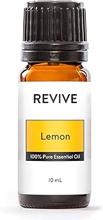 Lemon Essential Oil by Revive Essential Oils - REVIVEEO - 100% Pure Therapeutic Grade, for Diffuser, Humidifier, Massage, Aromatherapy, Skin & Hair Care