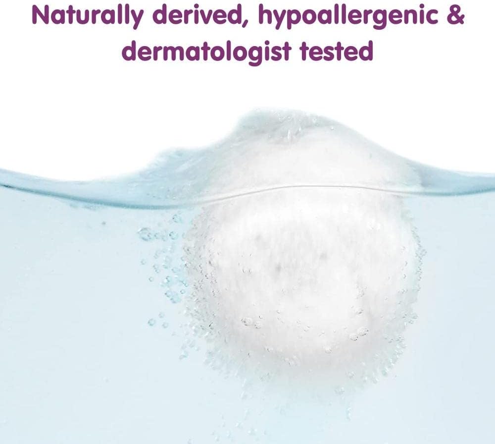 Boogie Kids Bath Bombs, Naturally Derived, Made with Aloe and Calming Vapors, Lavender, 3 Bath Bombs, 2.8 oz, Pack of 1