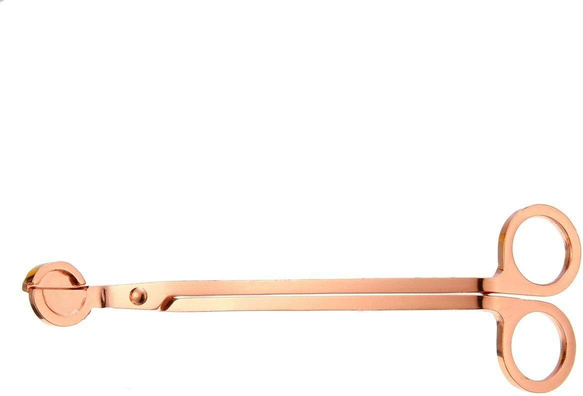 Sinen Candle Wick Trimmer,Wick Clipper Cutter Scissor -Rose Gold