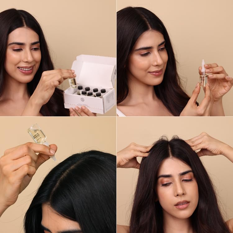 BRILLARE 20% Rosemary Oil Shots For Rapid Hair Growth | Improves Thickness | Controls Hair Fall & Nourishes Scalp | 100% Natural, Non Greasy Hair Oil Shots For Men & Women