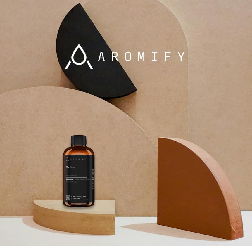My Way Fragrance Oil for Diffuser, Luxury Hotel Scent with Leather, Sandalwood & Oud Wood, Fragrance Oil for Aromatherapy & Home Fragrance, Cold Air Diffuser Oil, 200ML (6.7 FL OZ)