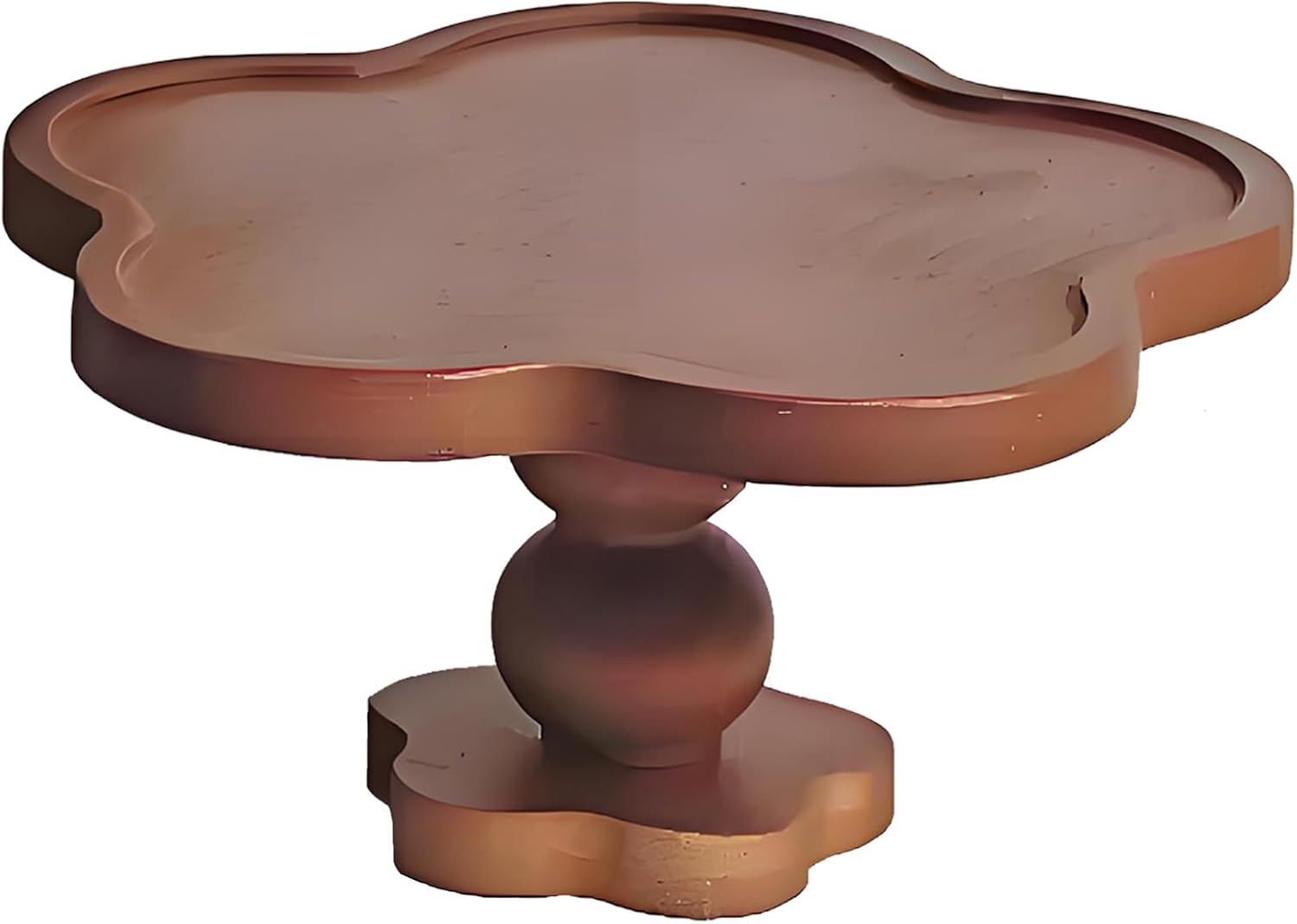 Wood Cloud Candles Perfume Tray Irregular Jewelry Decorative Tray for Women Trinket Dish Ring Holder Dish Room Aesthetic Decor Birthday Housewarming Gift (Short)