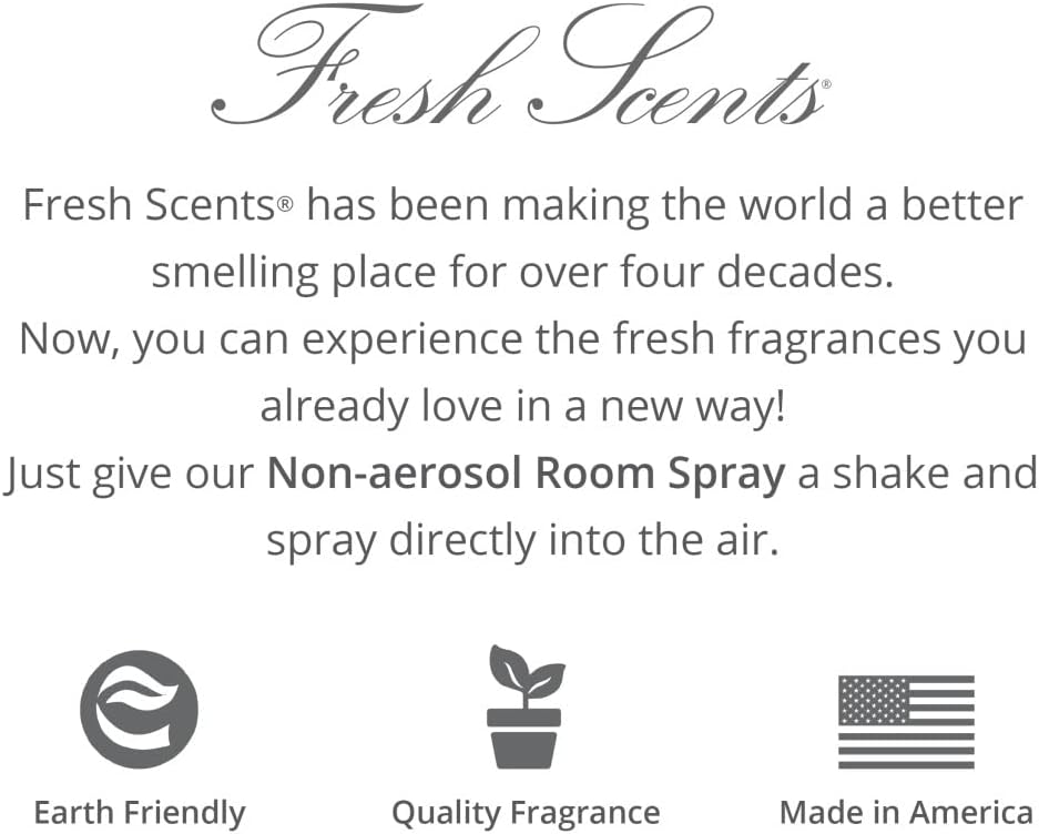 WILLOWBROOK | Fresh Scents Scented Non-Aerosol Room Spray | White Cotton | Air Freshener for Odor Elimination | Single, 6 oz | Long Lasting Home Fragrance