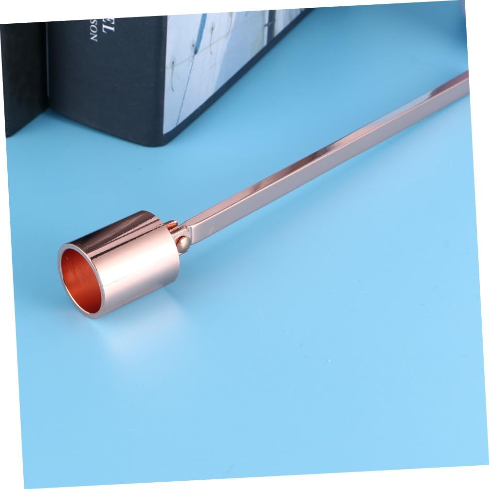 Candle Snuffer Set Rose Gold Stainless Steel Candle Extinguisher Wick Trimmer and Dipper for Home Decor and Relaxation