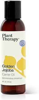 Plant Therapy Jojoba Golden Carrier Oil 4 oz 100% Pure, Cold-Pressed, Natural and GMO-free Moisturizer and Carrier Oil for Essential Oils